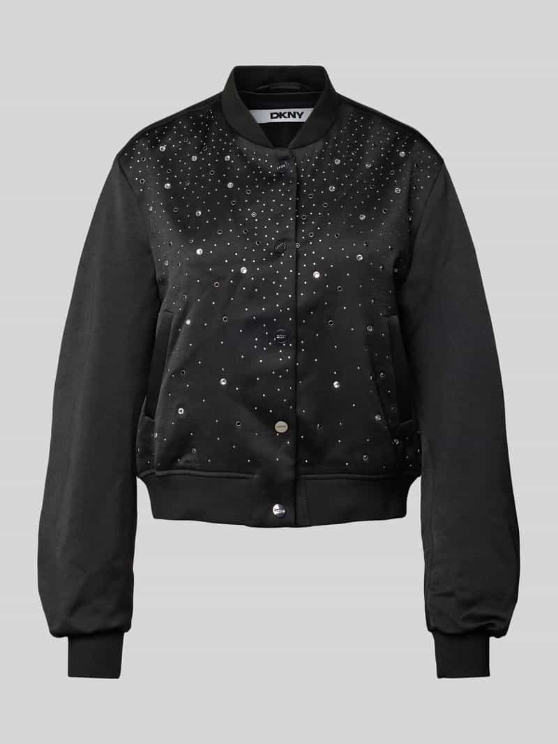 DKNY Bomberjack met strass-steentjes