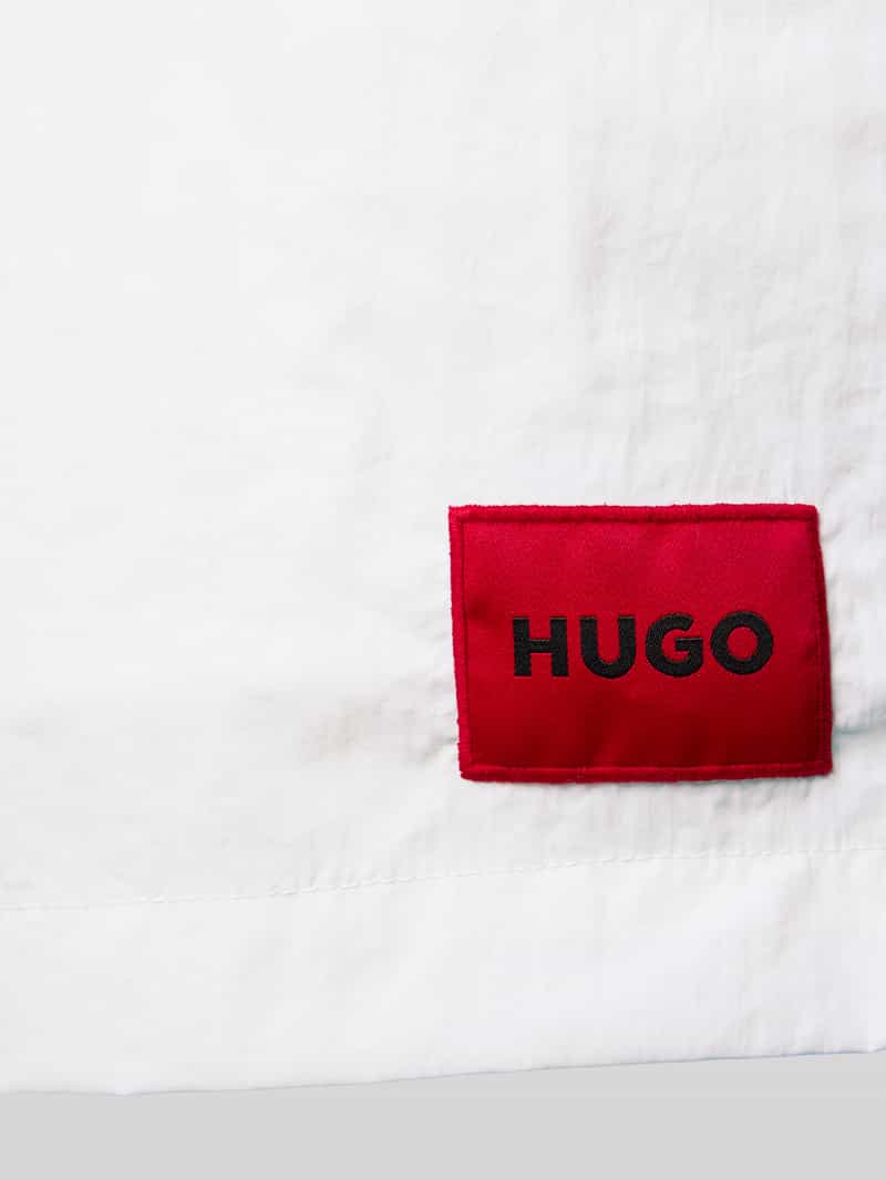 HUGO Regular fit zwembroek met labelpatch model 'DOMINICA'