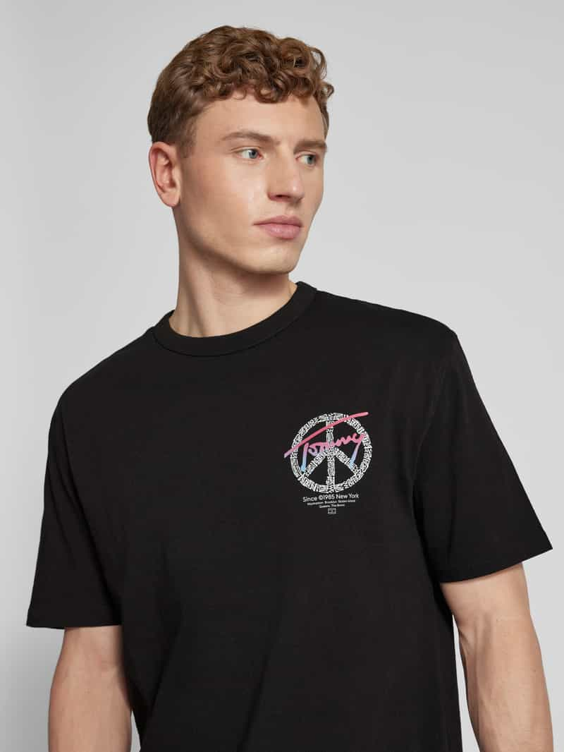 Tommy Jeans T-shirt met labelprint