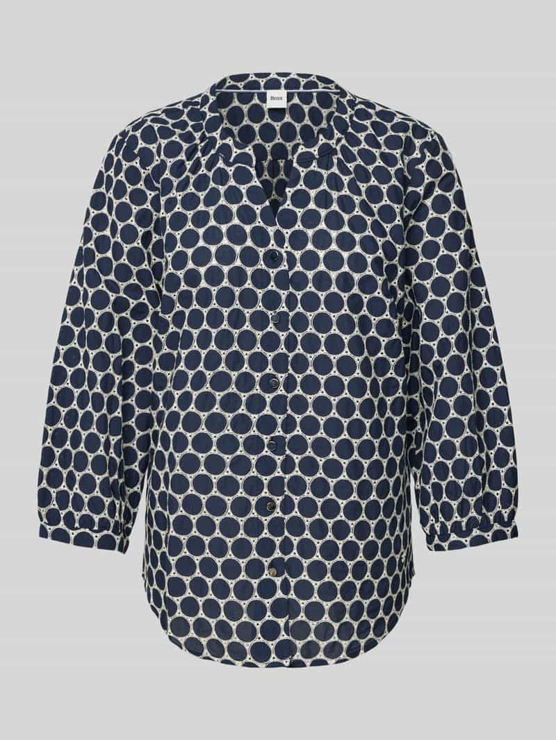 BRAX Regular fit blouse met V-hals model 'STYLE.Velia'