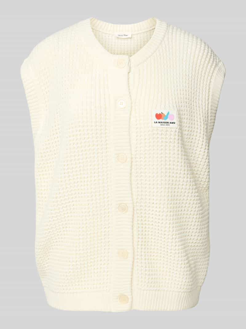 American vintage Gilet in gebreide look