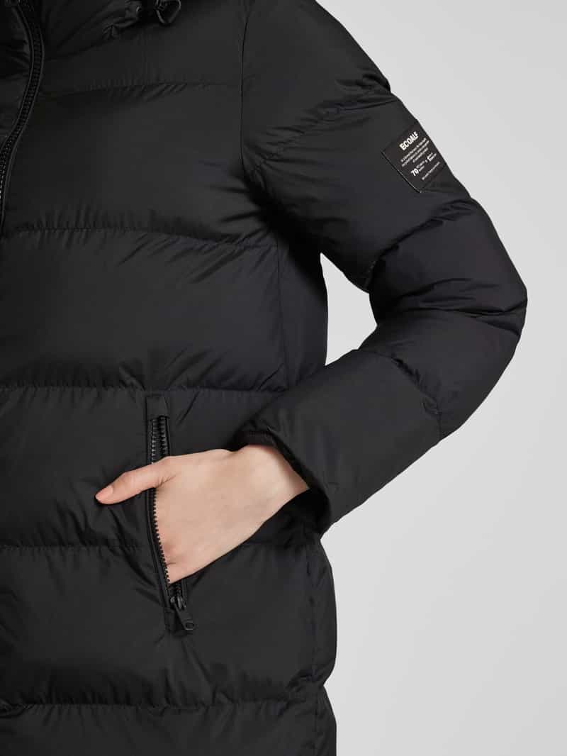 ECOALF Gewatteerde lange jas met capuchon model 'MANLIE'
