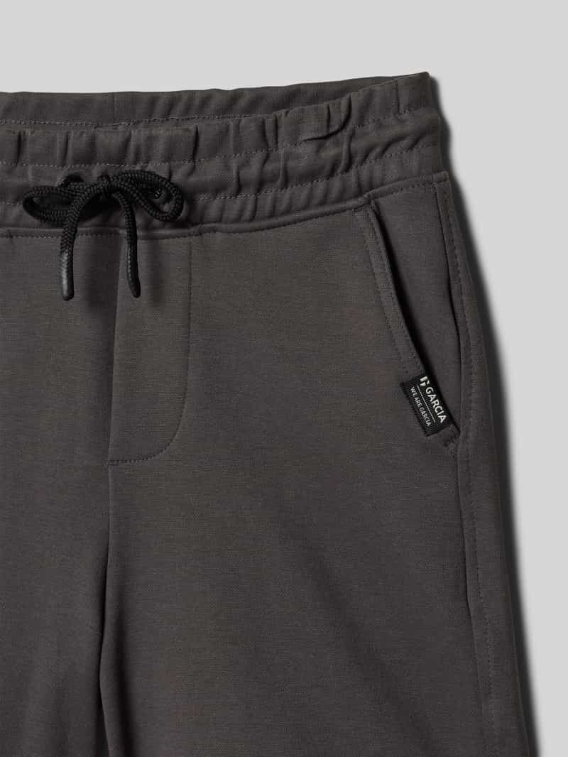Garcia Regular fit bermuda met steekzakken