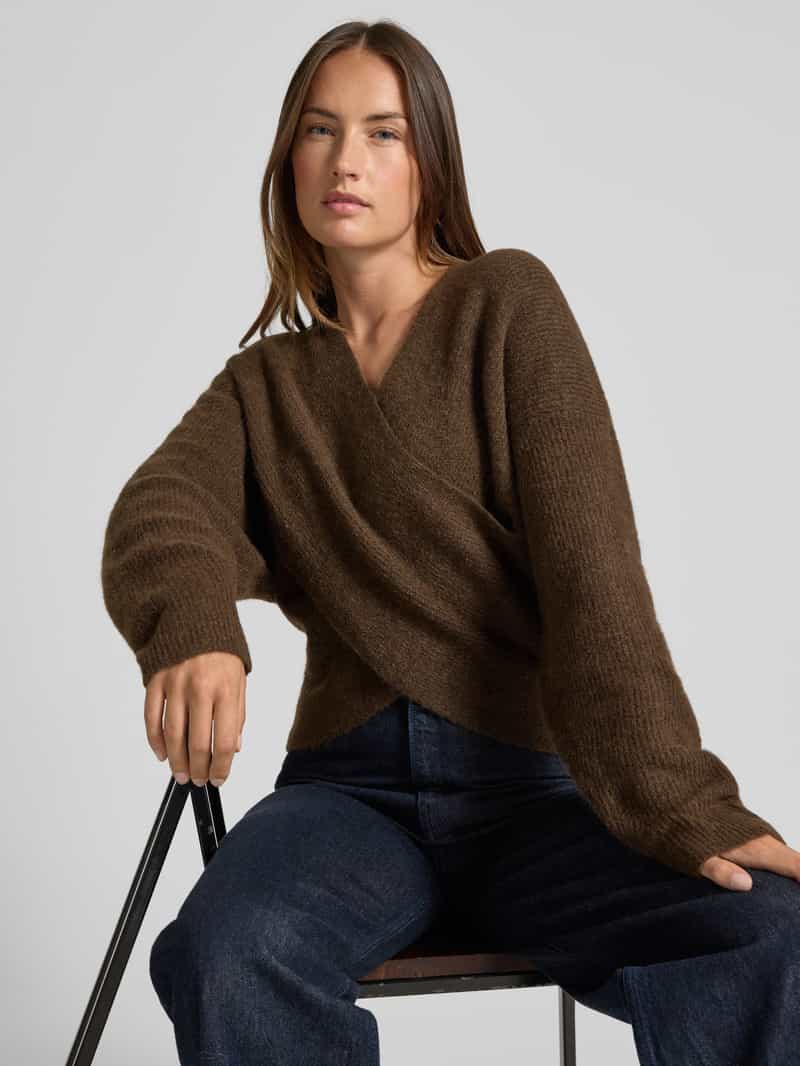 MSCH Copenhagen Gebreide pullover in wikkellook model 'Zinelle Hope'