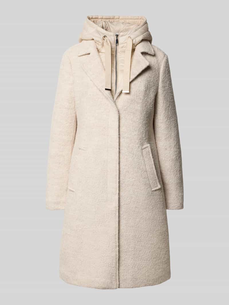 s.Oliver RED LABEL Regular fit lange jas met wol