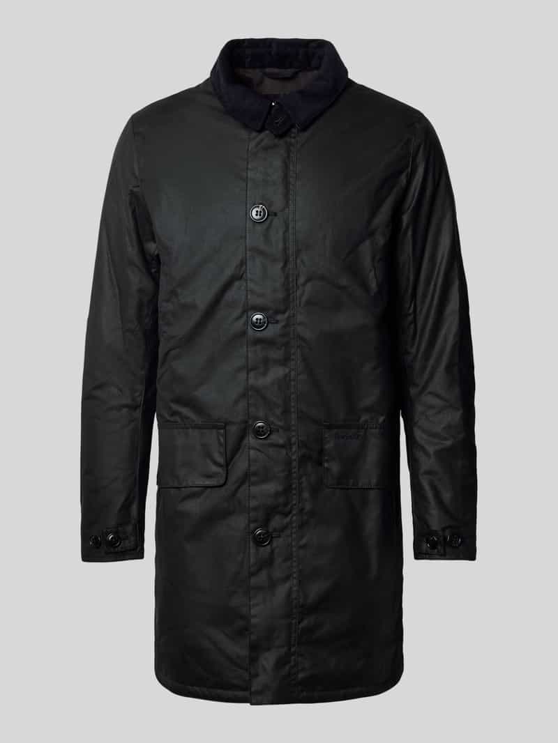 Barbour Regular fit gewaxt jack van puur katoen model 'MAC'