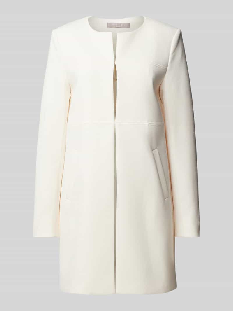 Christian Berg Woman Selection Lange blazer met strookzakken