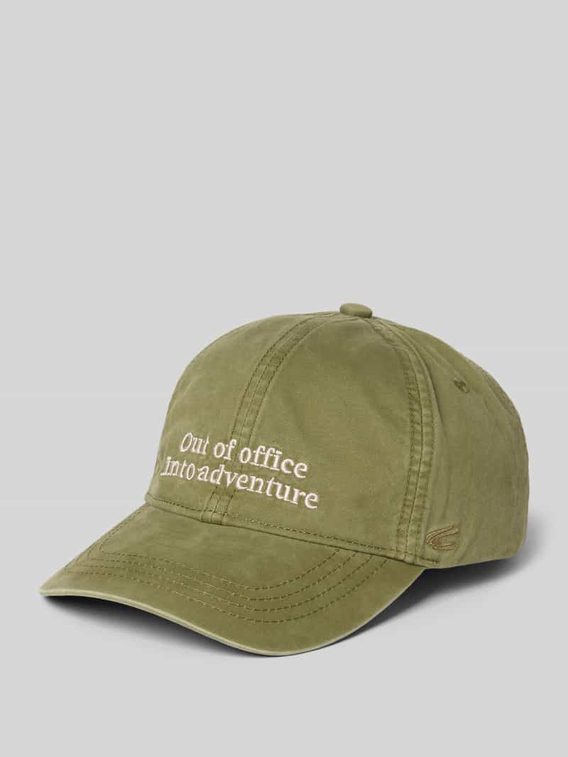 In grootte verstelbare Cap met Labelstitching