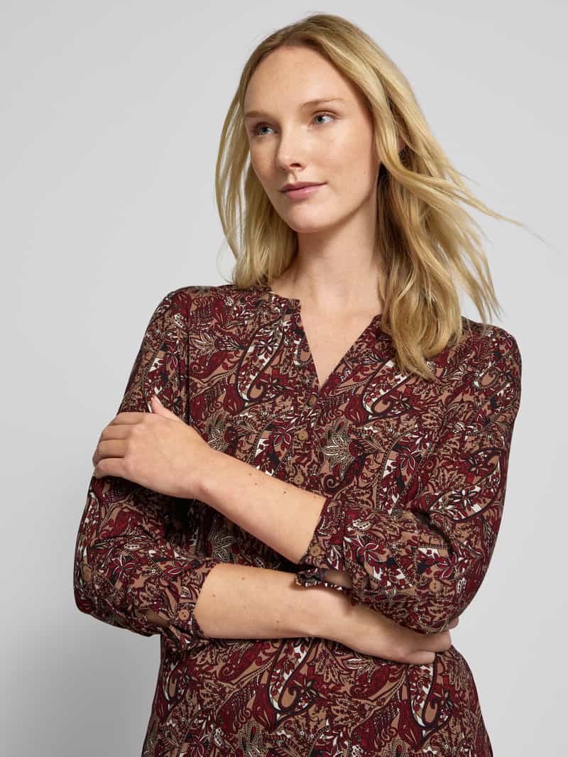 Christian Berg Woman Blouse van viscose met knoopsluiting