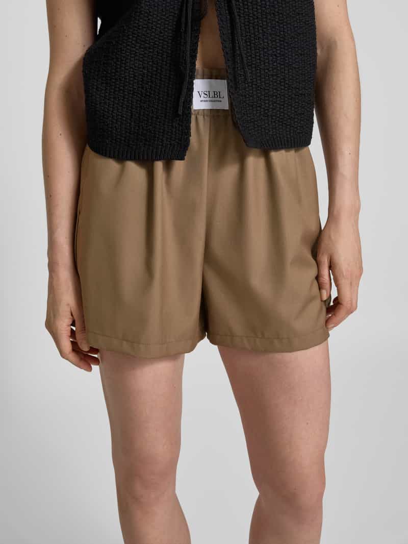 VILLA SOPHIE Korte broek van viscosemix met elastische band model 'TOSCA'