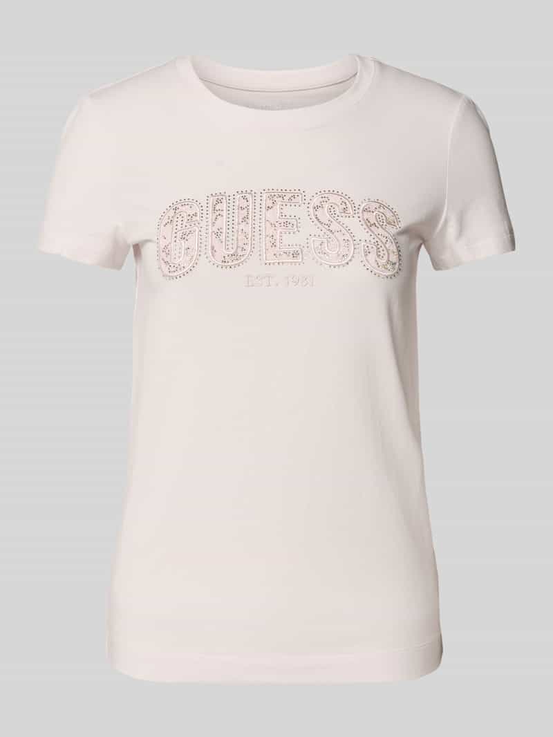 Guess T-shirt met labelstitching