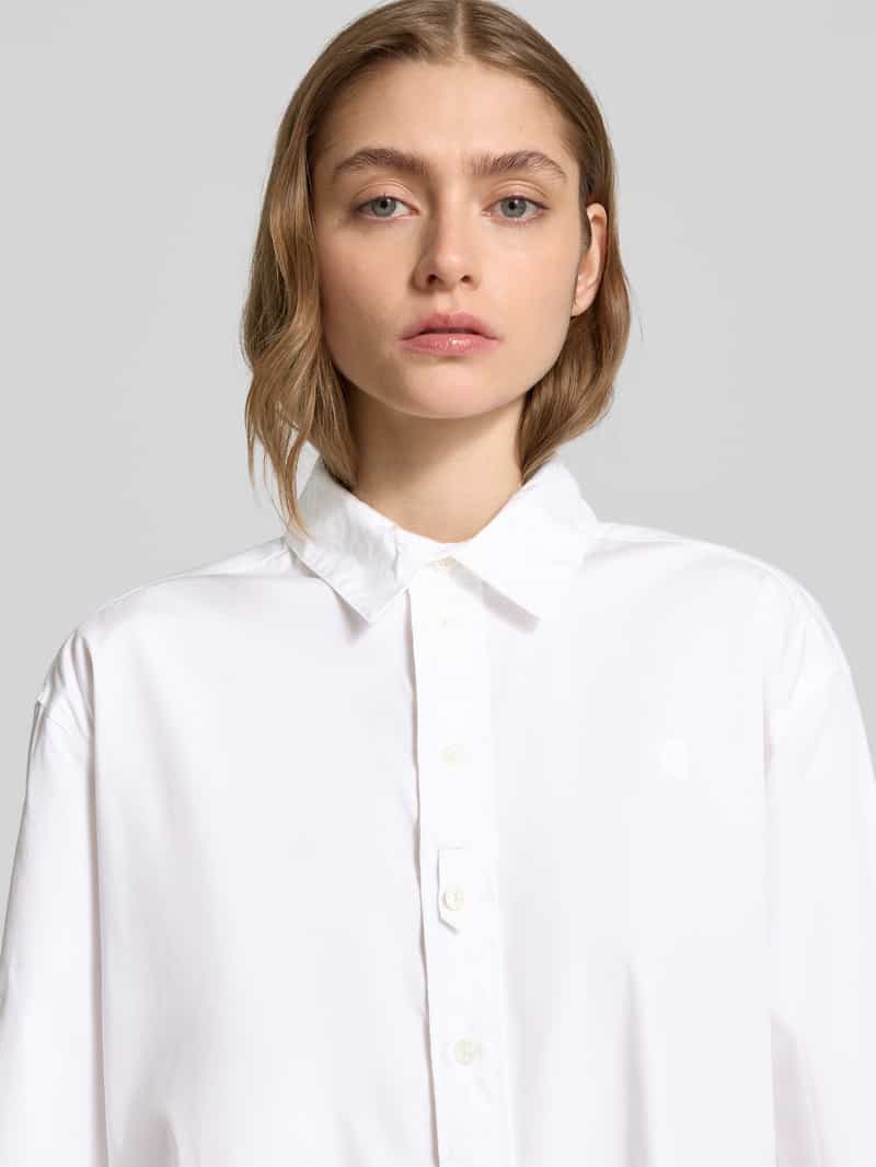 G-Star Raw Regular fit overhemdblouse met logostitching