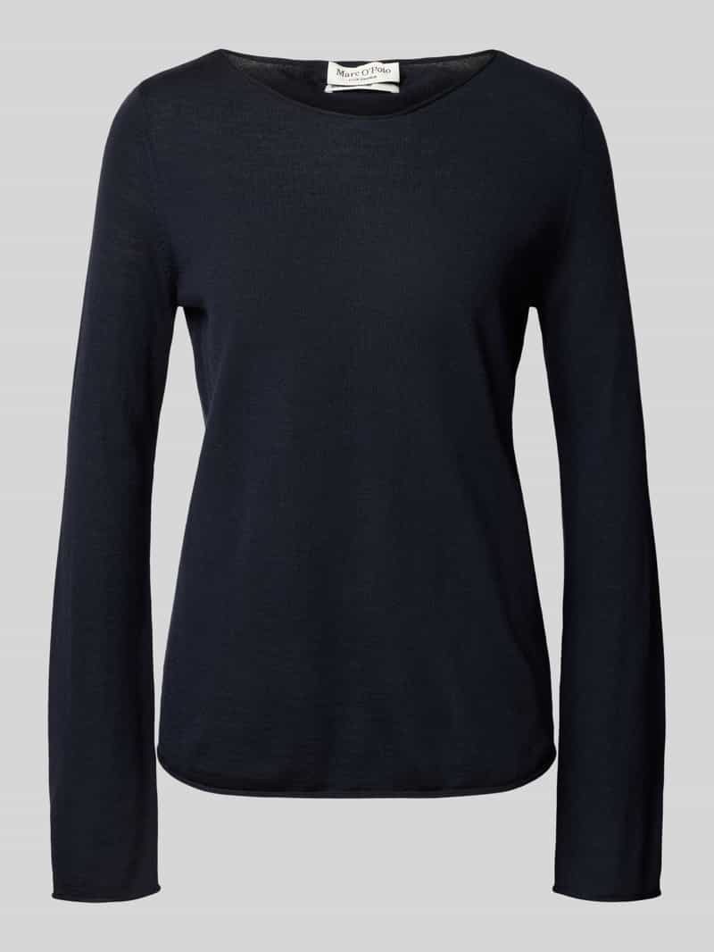 Marc O'Polo Regular fit gebreide pullover van zuivere scheerwol