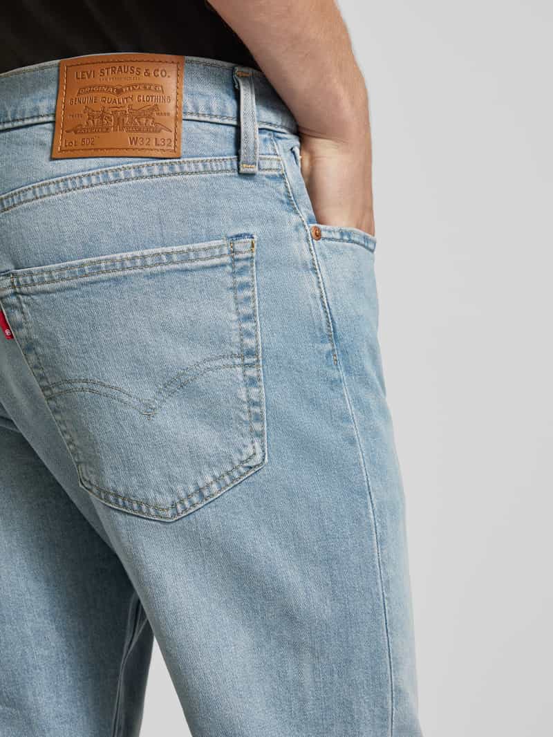 Levi's Tapered fit jeans met 5-pocketmodel model '502'