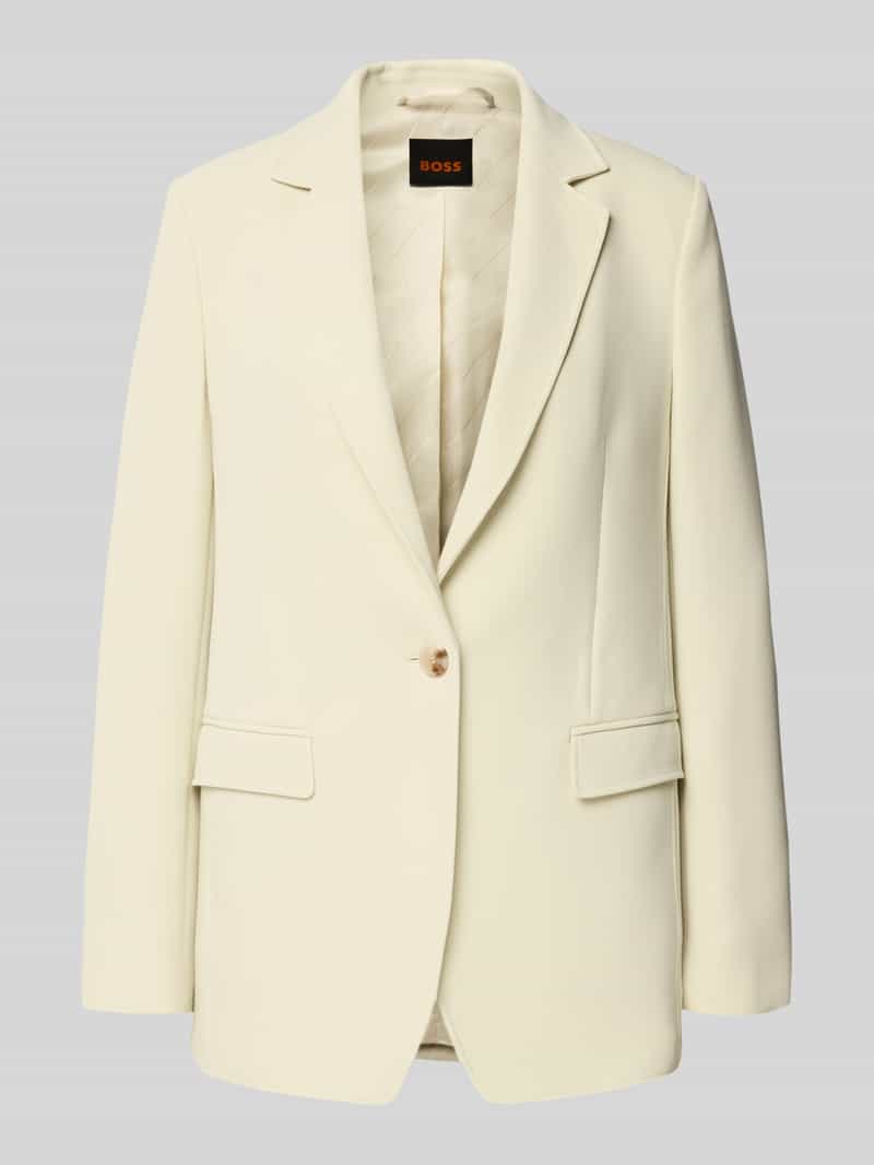 Regular fit lange blazer met reverskraag model 'JABLA3'