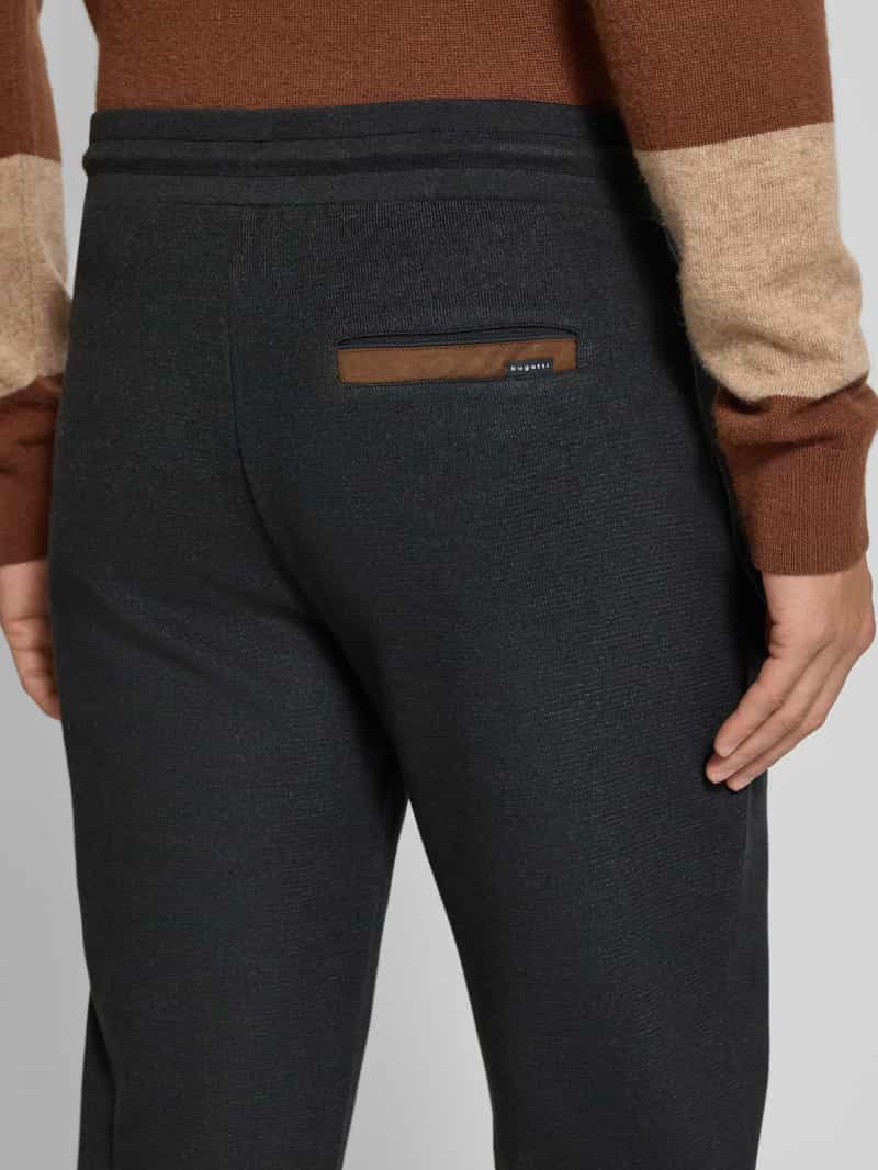 Bugatti Regular fit sweatpants met achterzak model 'Selanik'