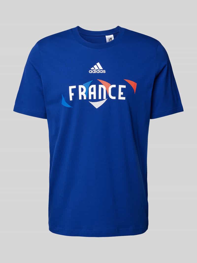 ADIDAS SPORTSWEAR T-shirt met labelprint, model 'FRANCE'