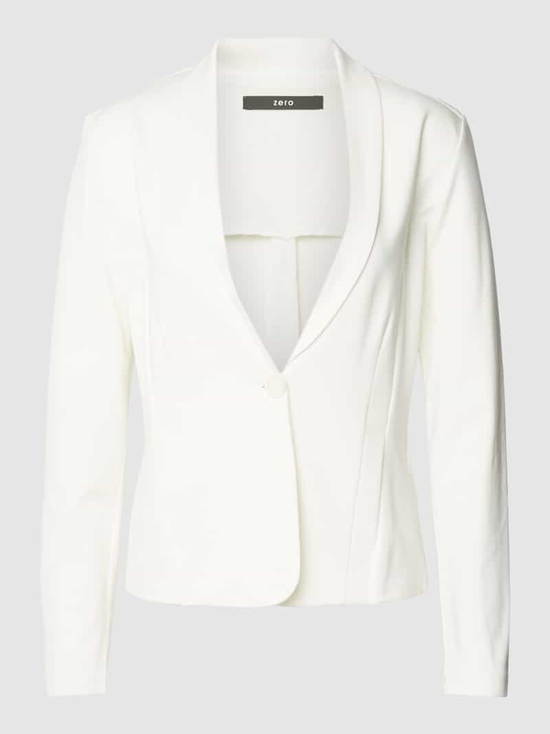 Zero Blazer met platte kraag