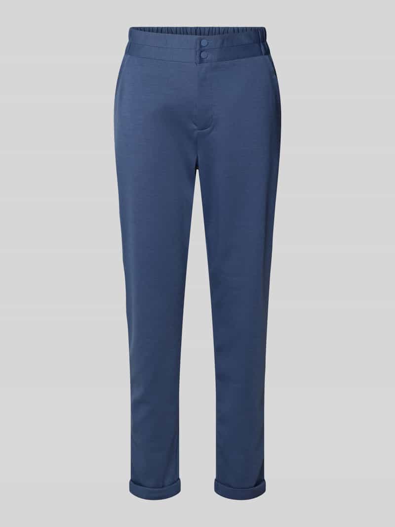 FREE QUENT Slim fit stoffen broek met vaste boorden model 'Nanni'