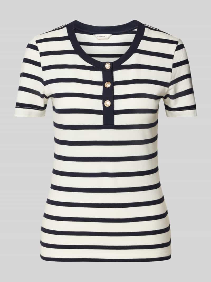 Gant T-shirt met ronde hals