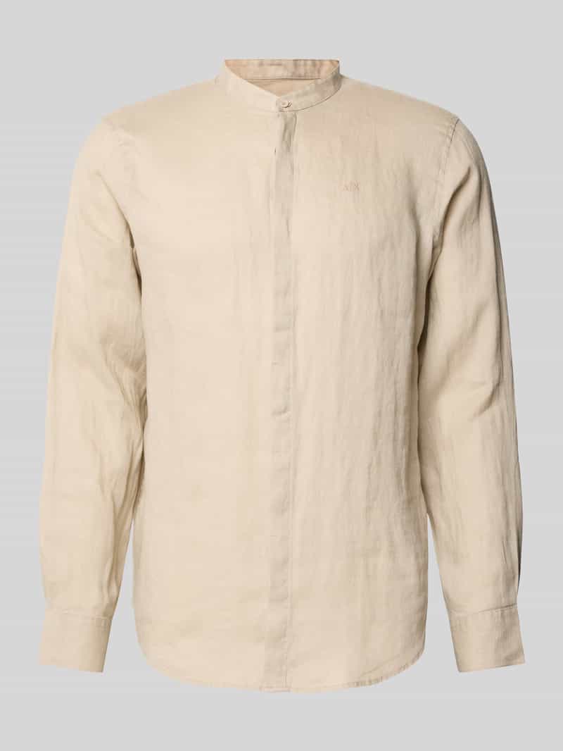 Armani Exchange Vrijetijdsoverhemd met blinde knoopsluiting