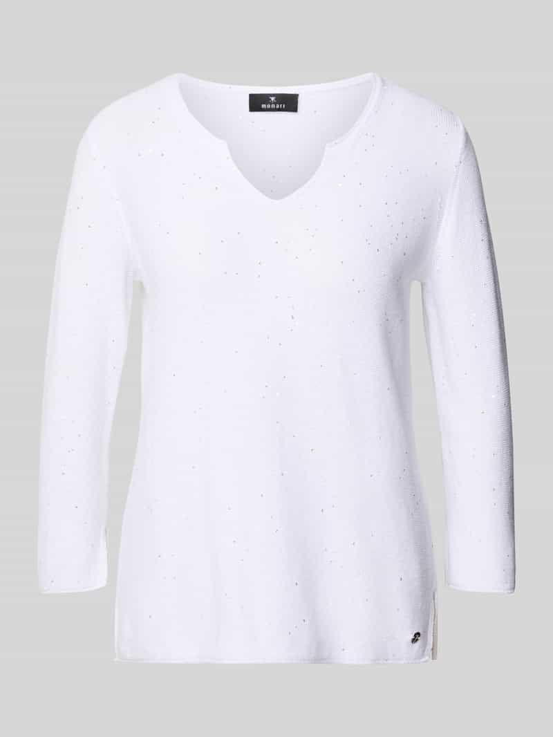 monari Gebreide pullover met pailletten
