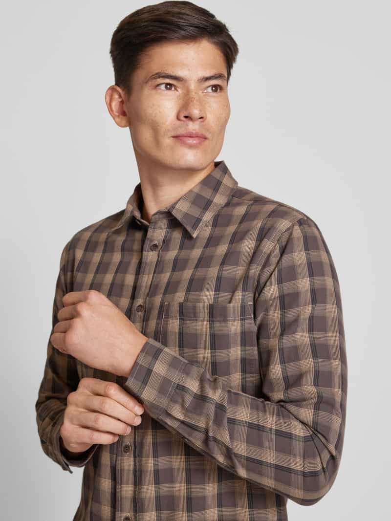 ARMEDANGELS Regular fit vrijetijdsoverhemd met labelstitching model 'NOAAMOS'