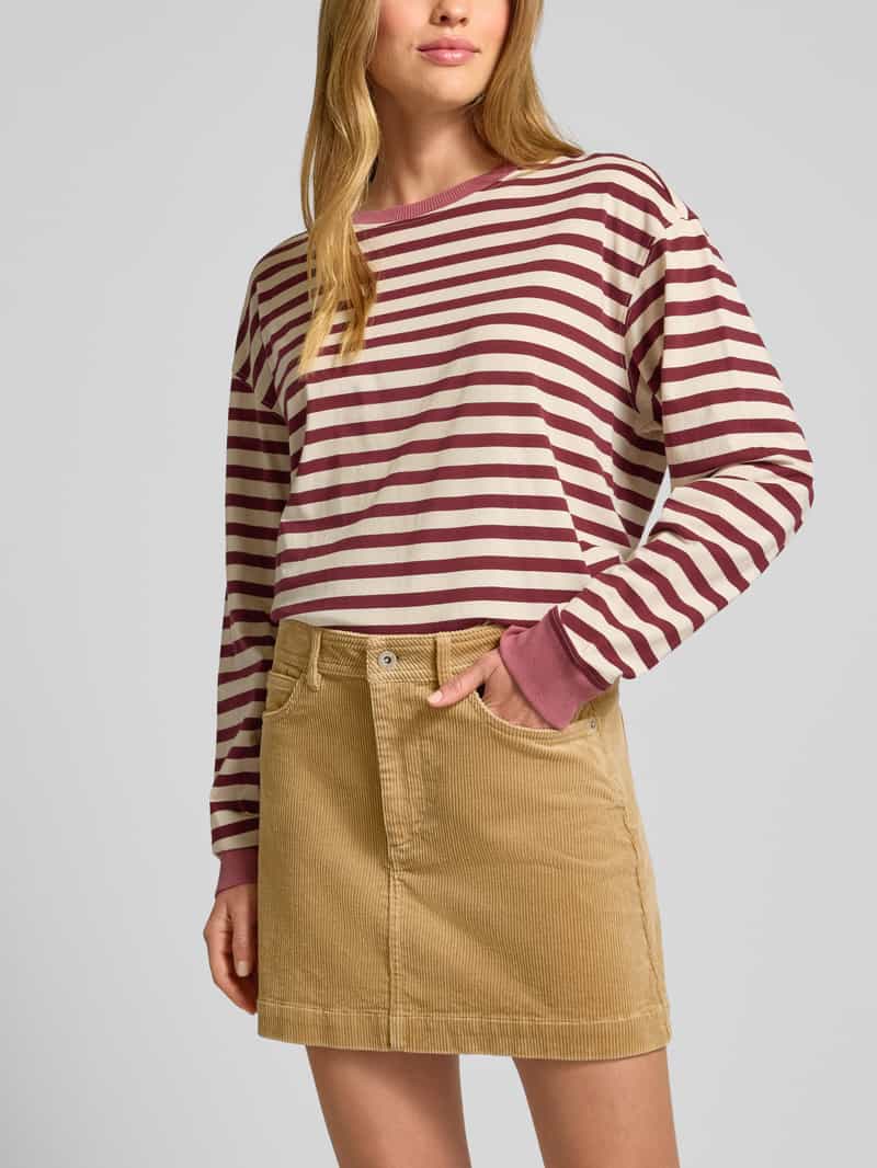 Jake*s Casual Minirok in ribcordlook met 5-pocketmodel
