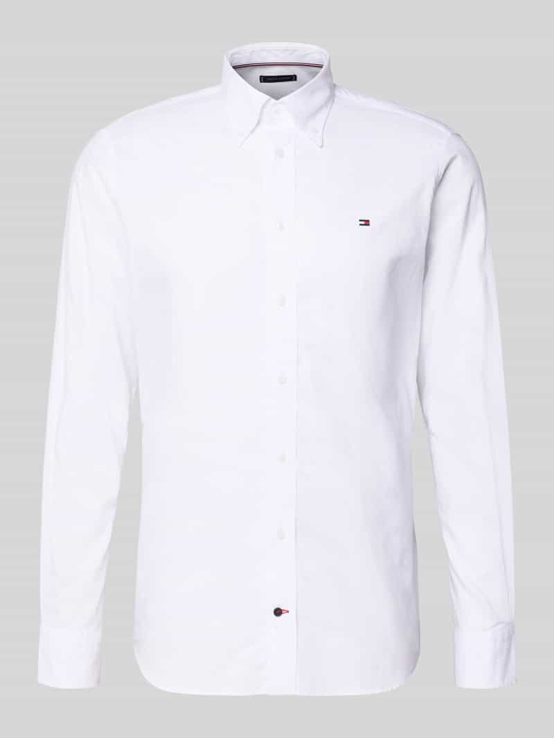 Tommy Hilfiger Regular fit zakelijk overhemd van puur katoen