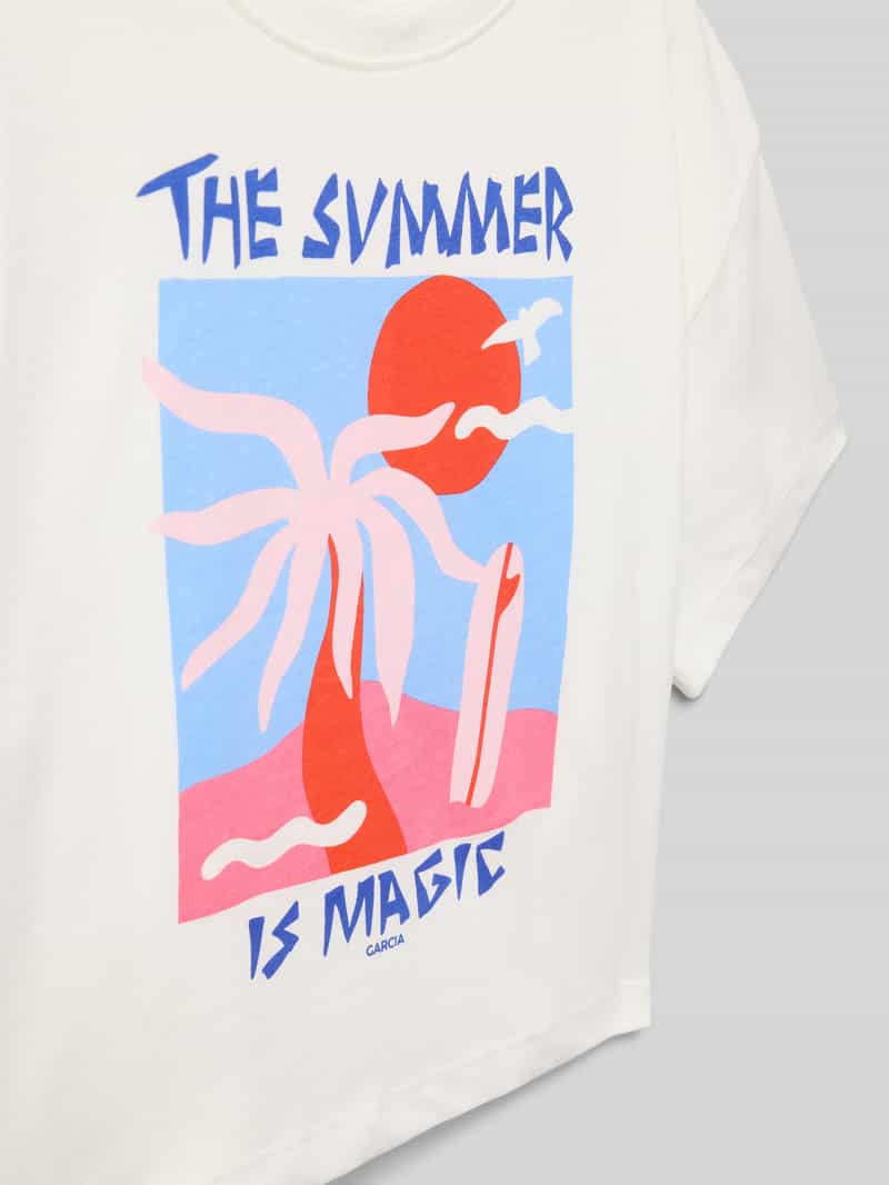 Garcia T-shirt met motiefprint