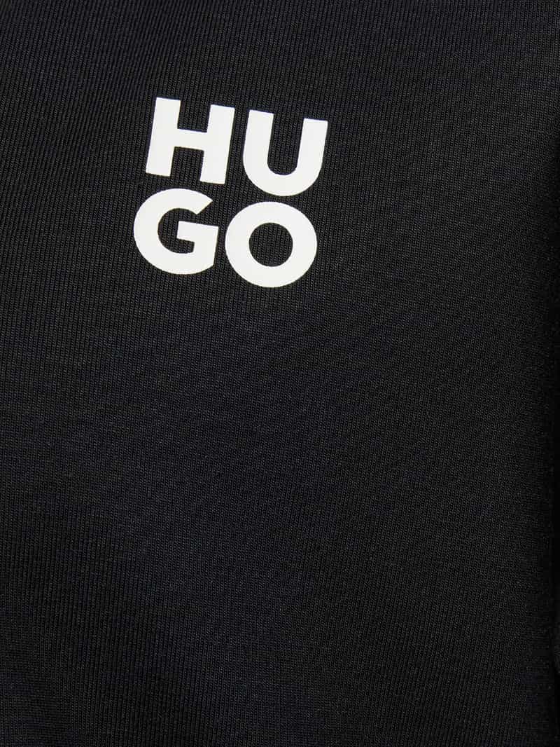 HUGO Pyjamabovendeel met labelprint model 'NIKA'