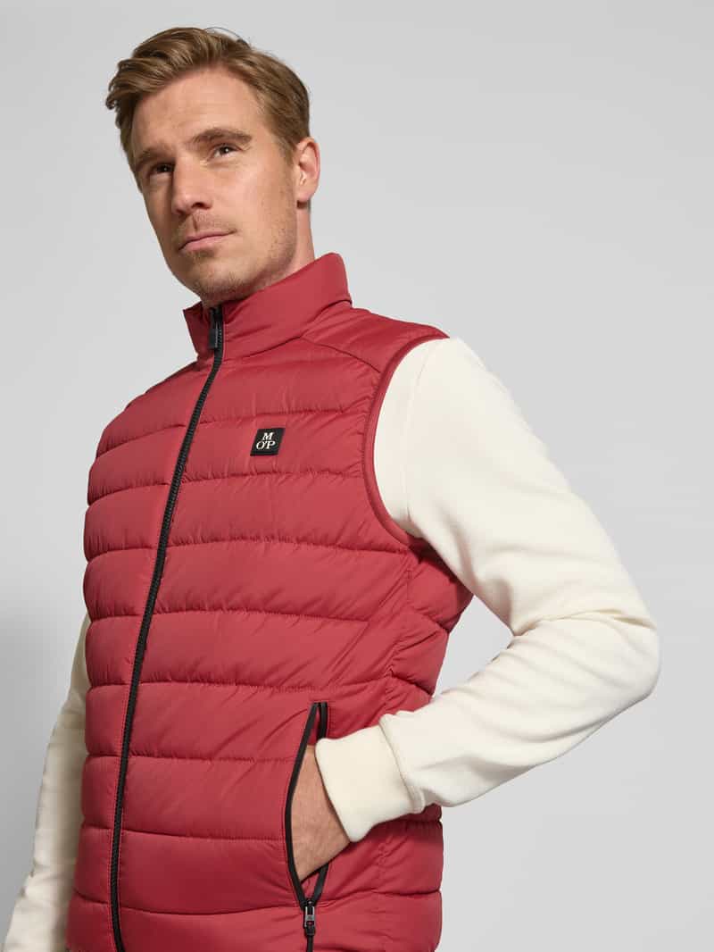 Marc O'Polo Regular fit bodywarmer van waterafstotend materiaal