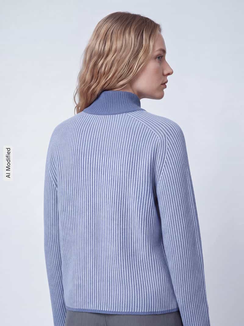 Tom Tailor Pullover met mock neck kraag