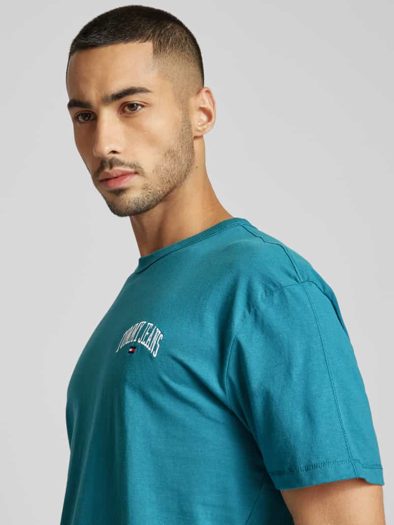 Tommy Jeans T-shirt met labelstitching