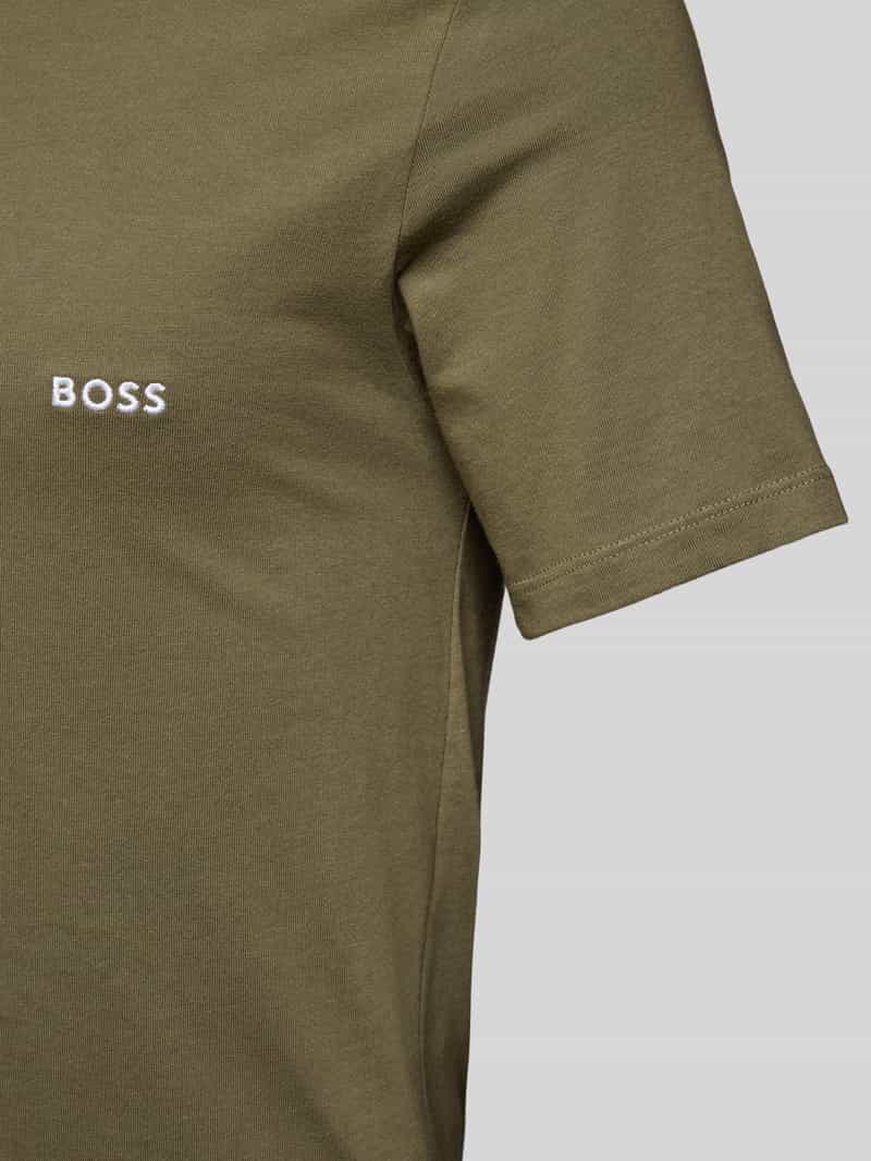 Boss Regular fit T-shirt van puur katoen