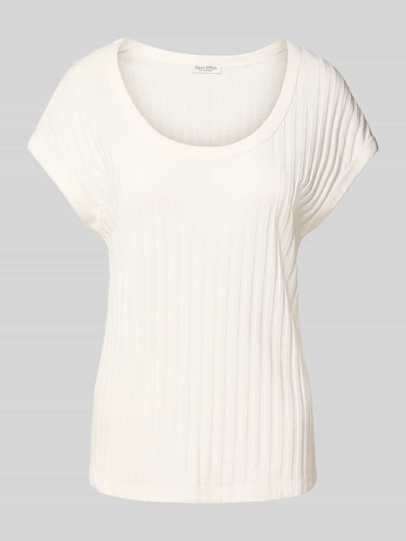 Marc O'Polo Slim fit T-shirt van katoenmix