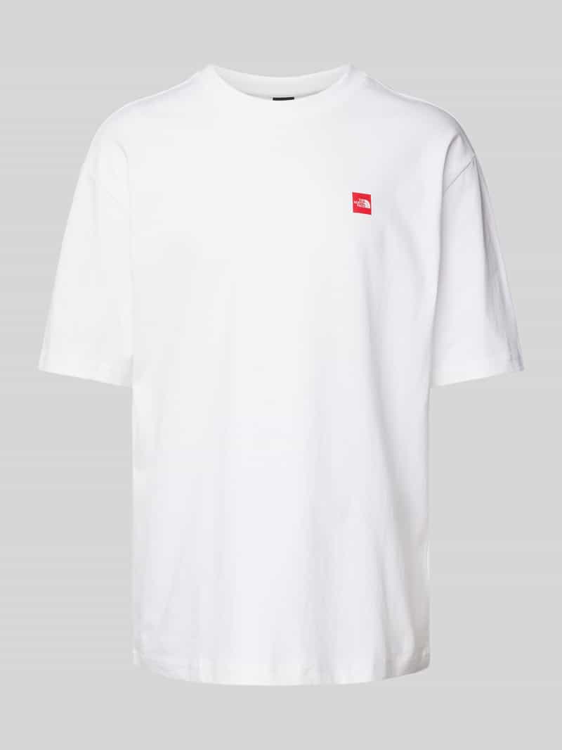 The North Face Oversized T-shirt van pure wol met labelprint