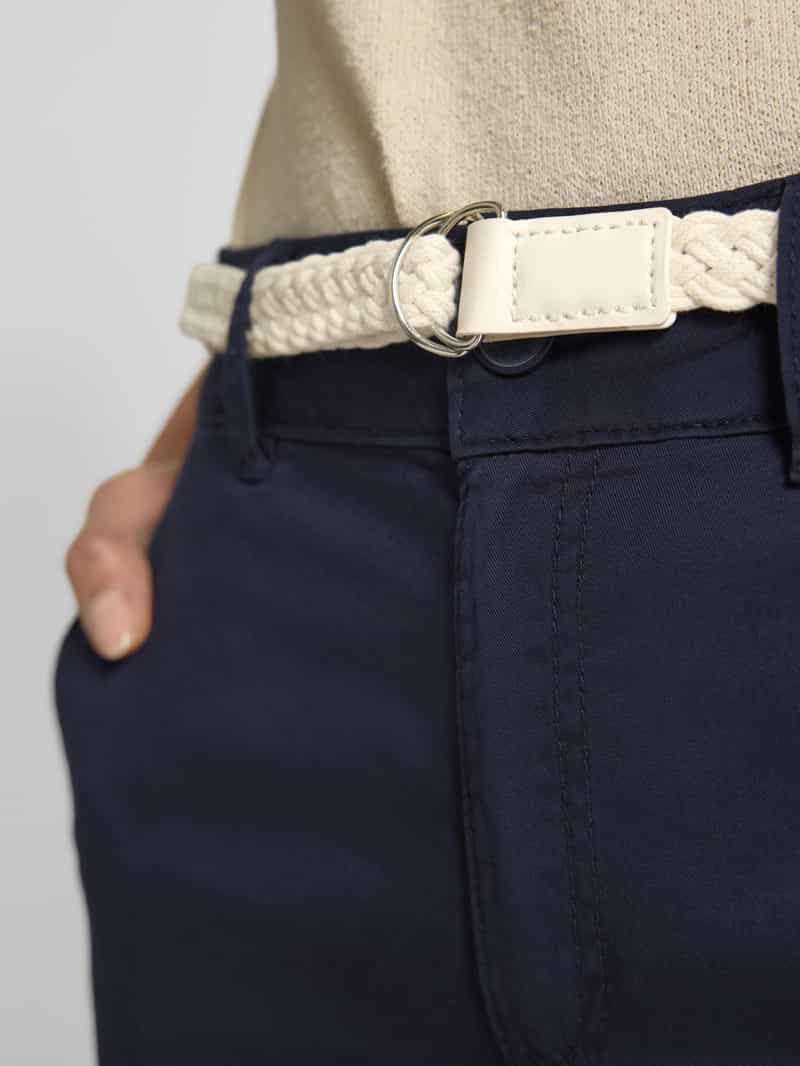 s.Oliver RED LABEL Regular fit korte chino met gevlochten riem