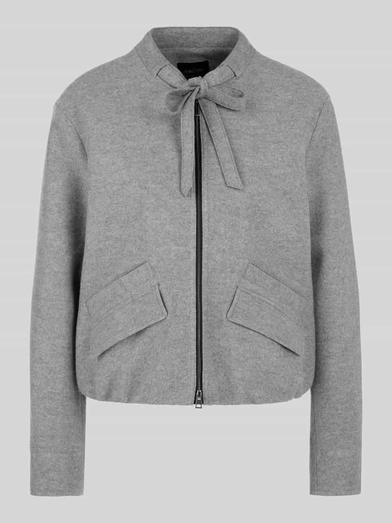 Marc Cain Blouson van wol met strikdetail