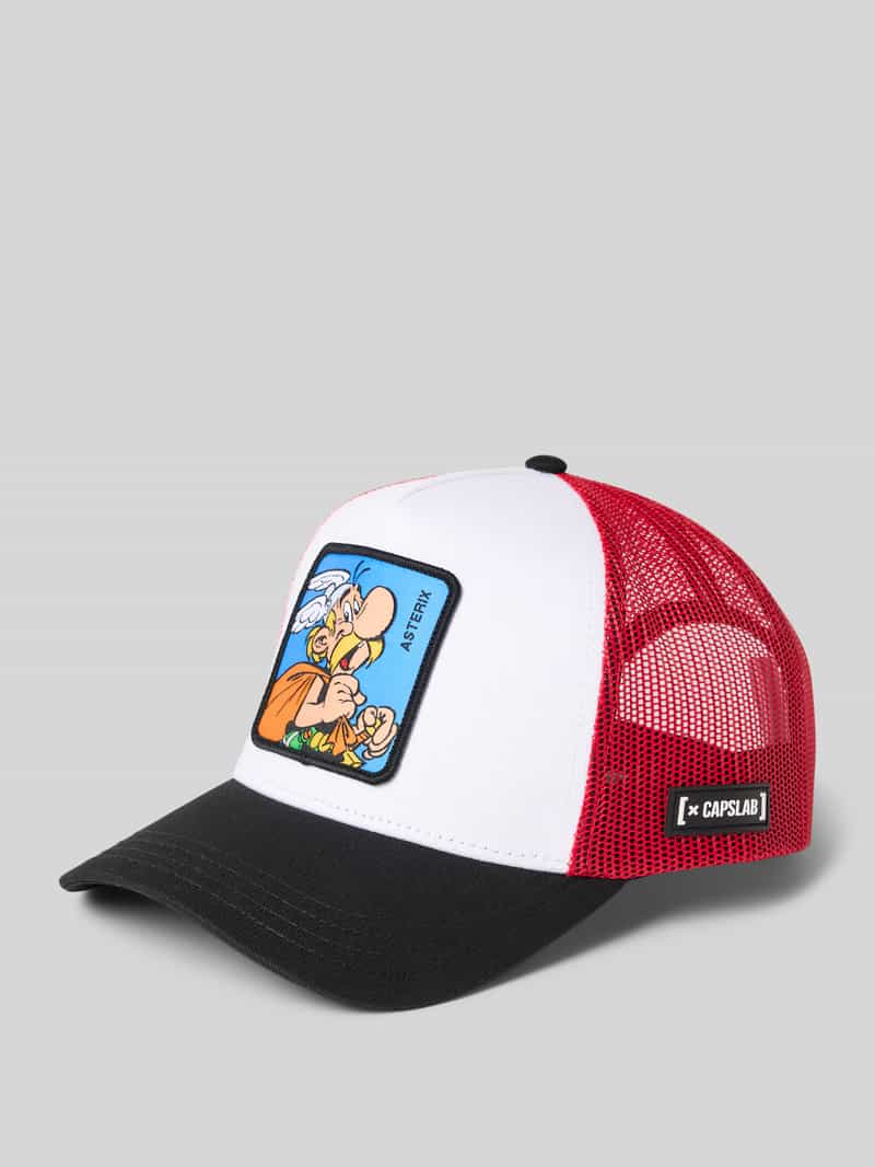 Capslab Baseballpet met motiefstitching
