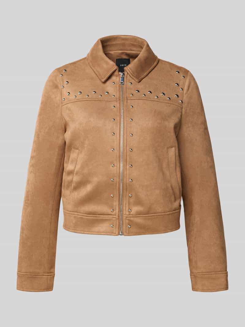 Zero Jack in leerlook met studs