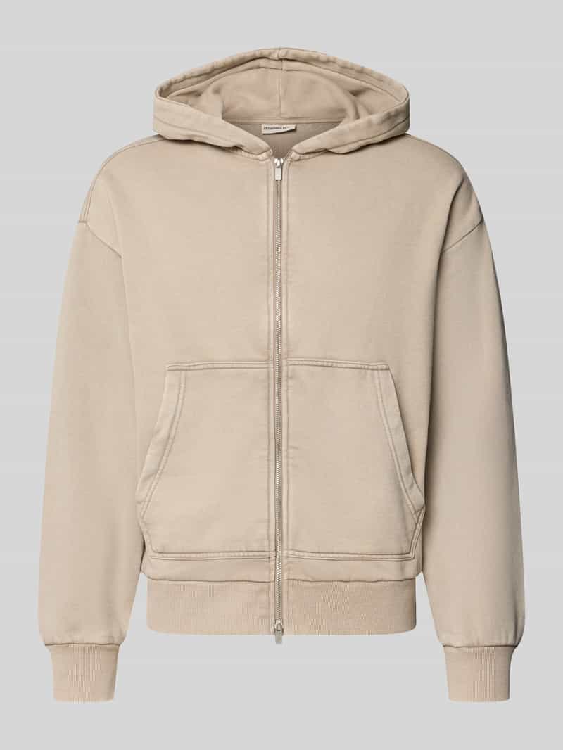 Redefined Rebel Sweatjack van katoenmix met capuchon model 'SPENCER'