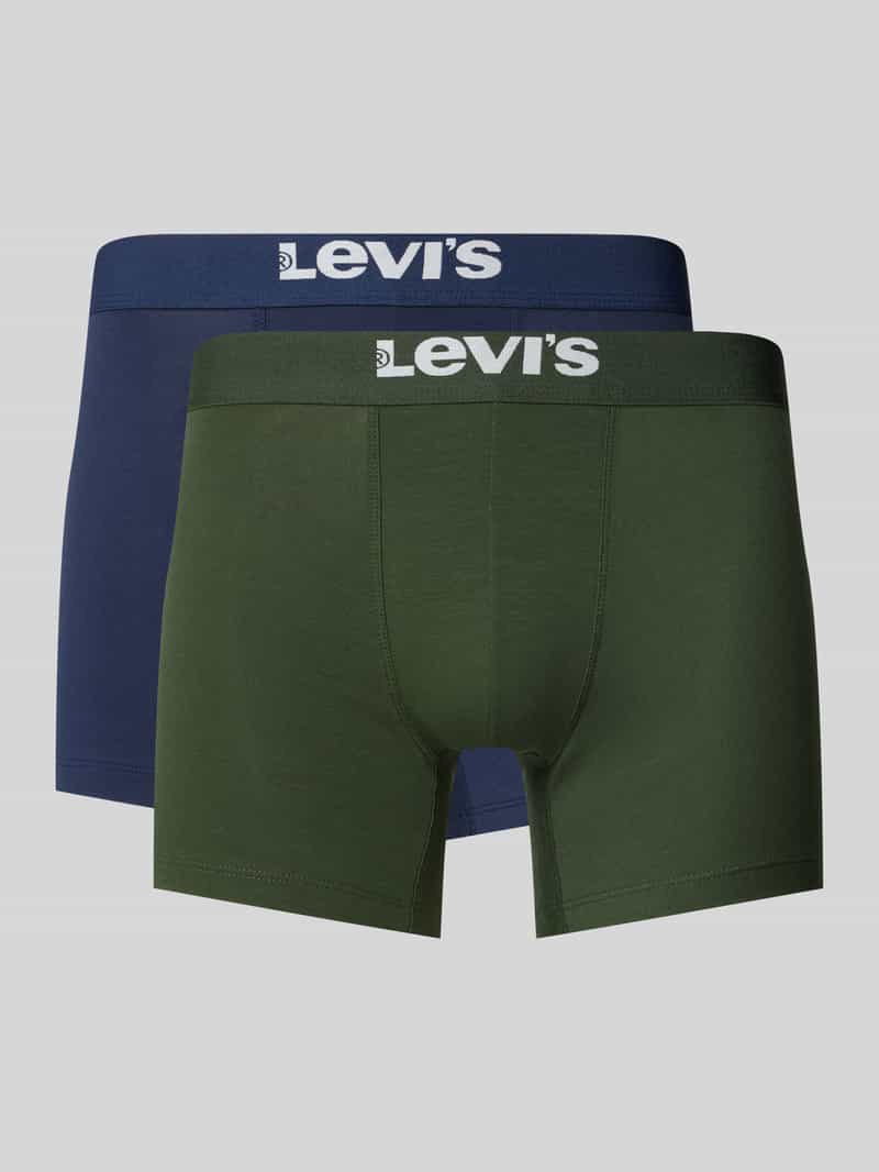 Levi's Boxershort met elastische logo in band in een set van 2 stuks