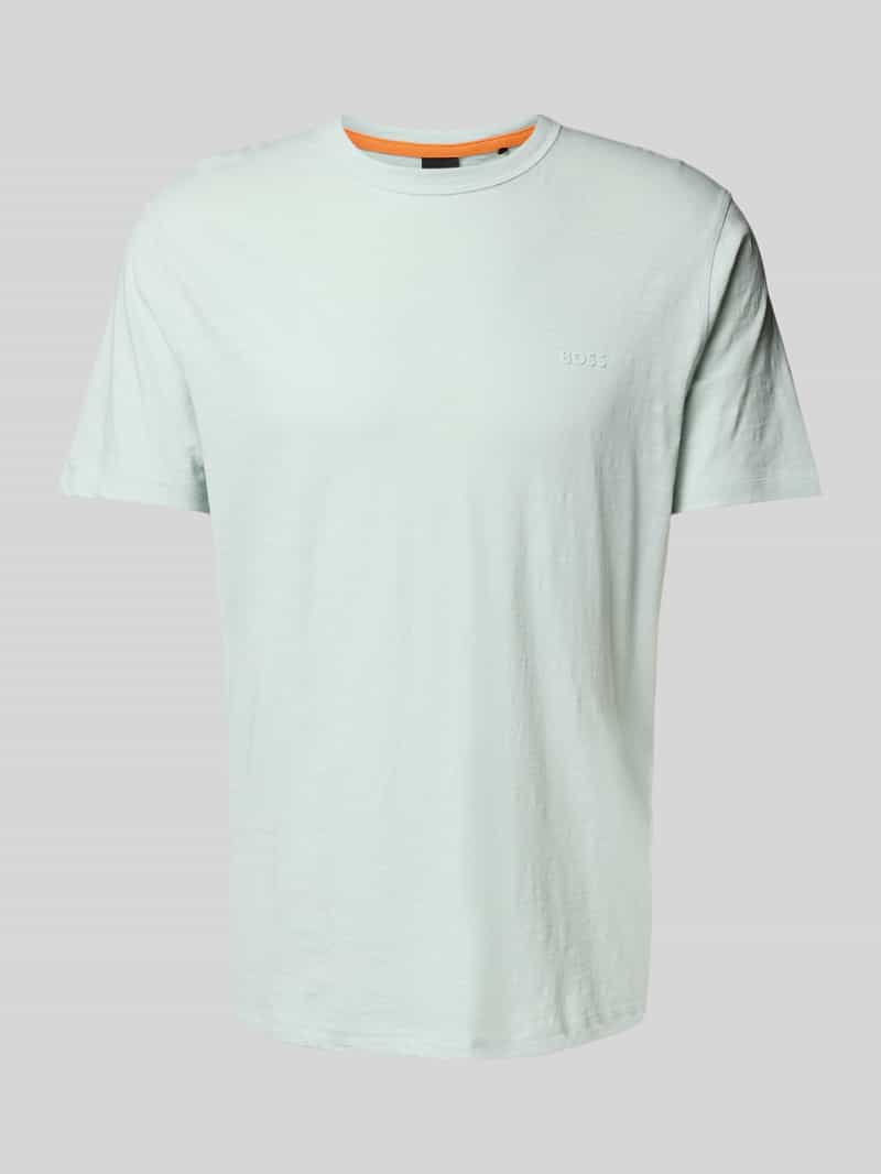 Boss Orange T-shirt met labelprint model 'Tegood'