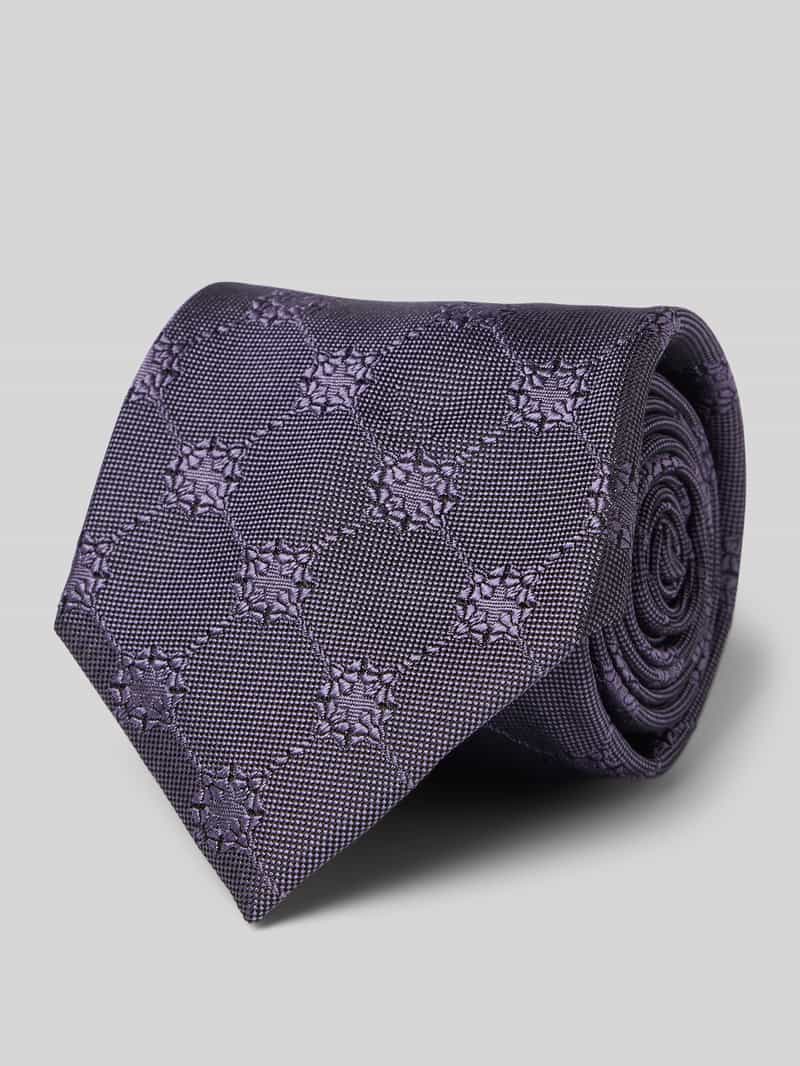 JOOP! Collection Zijden stropdas met structuurmotief