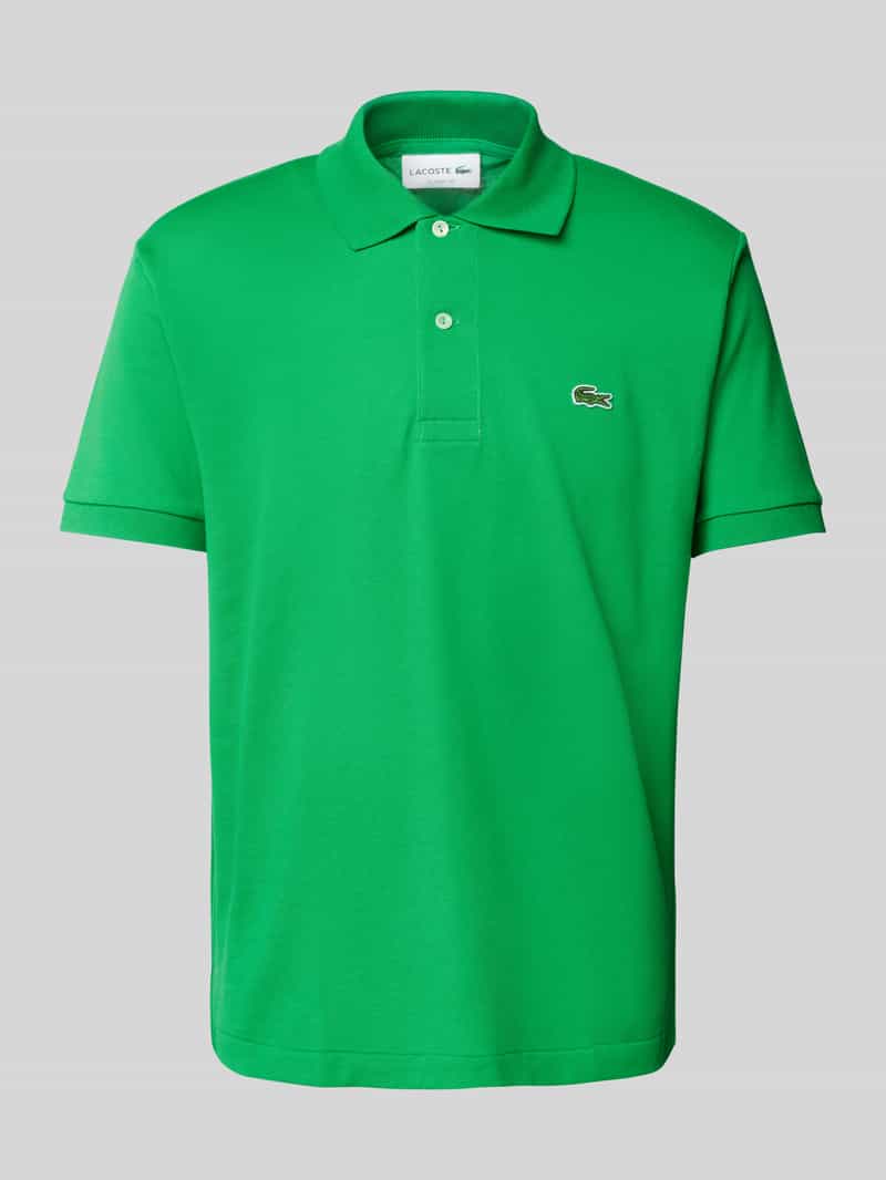 Lacoste Regular fit poloshirt met labelpatch model 'CORE PIQUE'