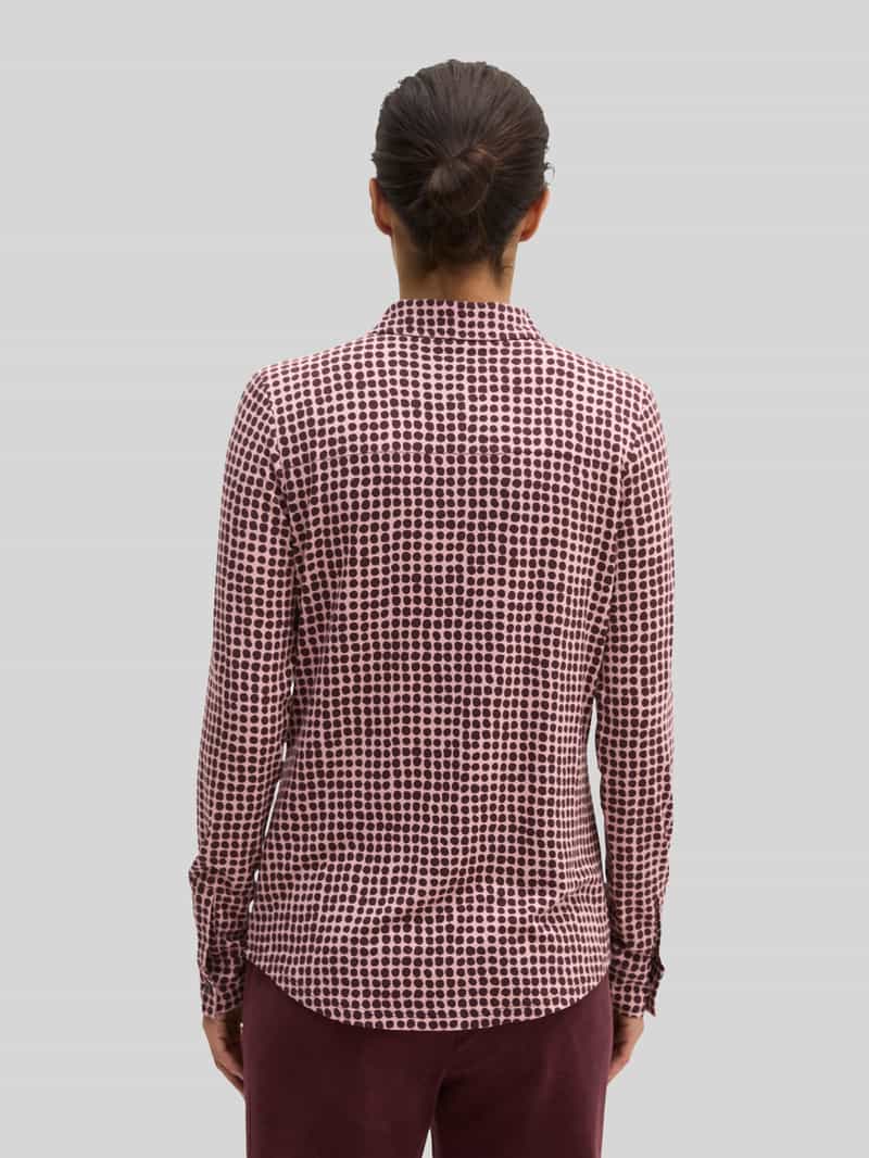 Marc O'Polo Regular fit blouse met lange mouwen van viscosemix