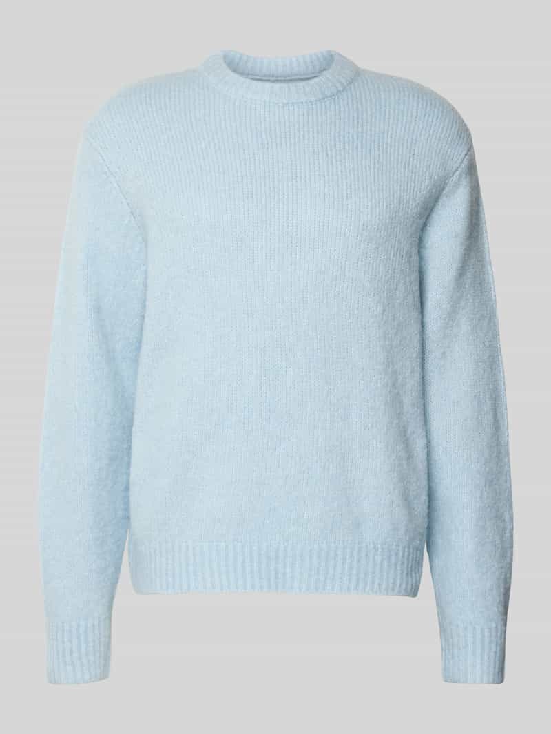 jack & jones Gebreide pullover met ribboorden model 'LIVERPOOL'