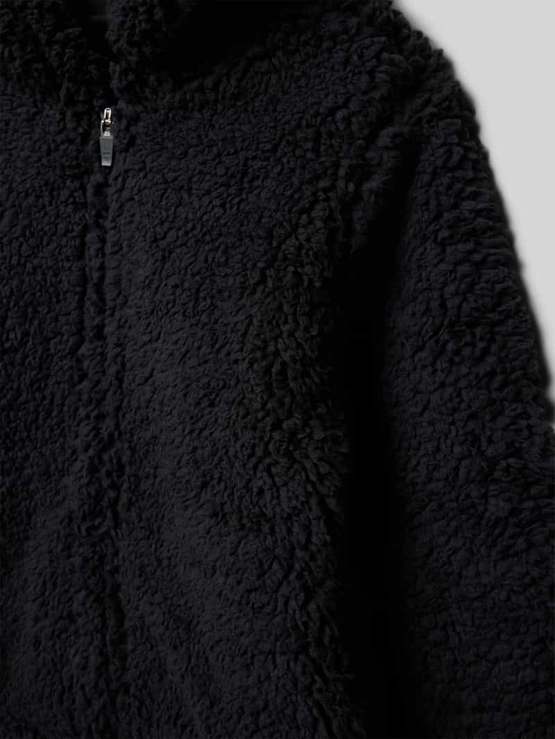 s.Oliver RED LABEL Regular fit jack van teddybont met capuchon