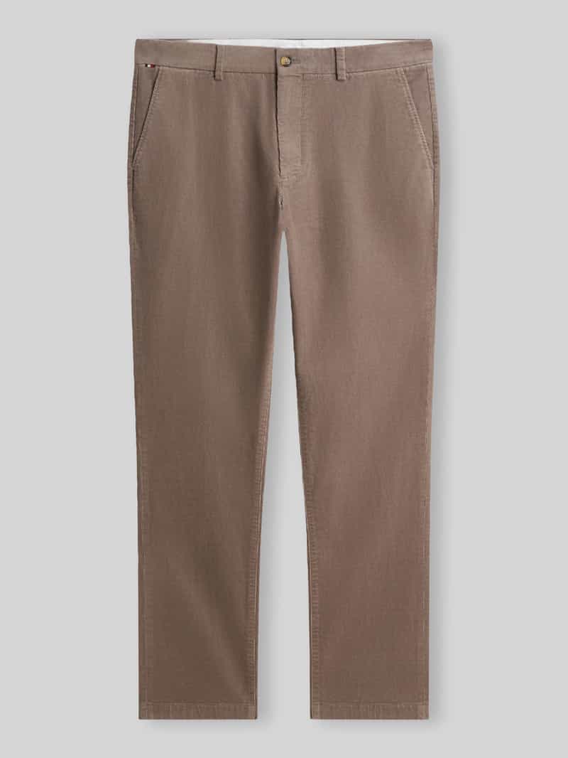 Tommy Hilfiger Slim fit corduroy broek van katoenmix